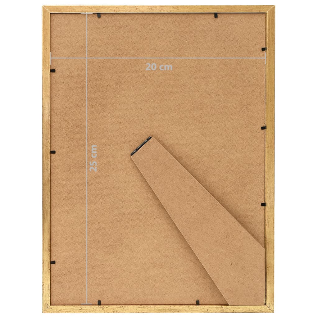 Fotolijsten 3 St Voor Tafel 20X25 Cm Mdf Goudkleurig