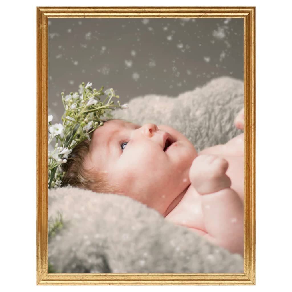 Fotolijsten 5 St Voor Wand Of Tafel 20X25 Cm Mdf Goudkleurig