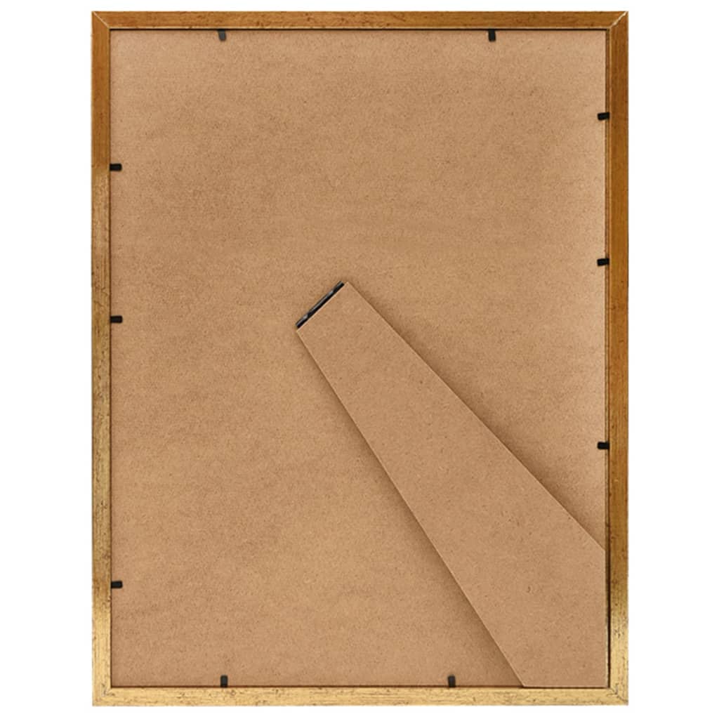 Fotolijsten 3 St Voor Wand Of Tafel 21X29,7 Cm Mdf Goudkleurig