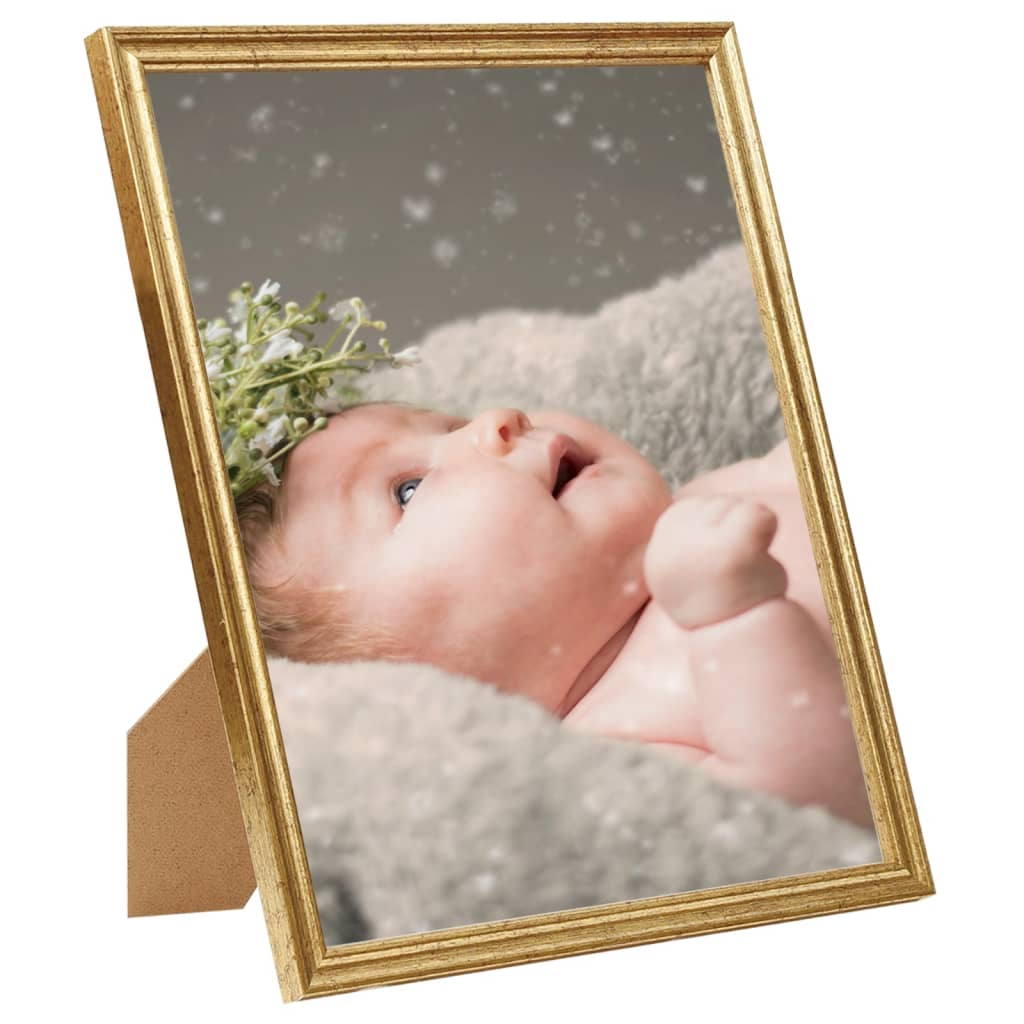 Fotolijsten 5 St Voor Tafel 21X29,7Cm Mdf Goudkleurig