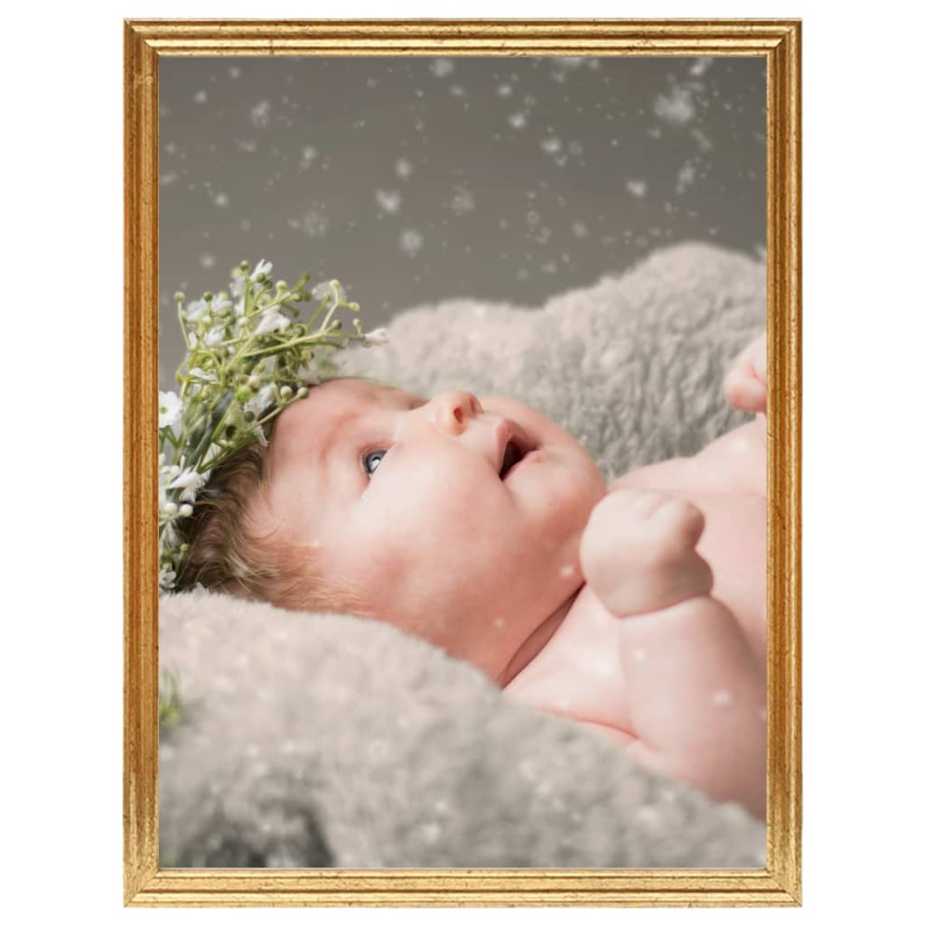 Fotolijsten 5 St Voor Tafel 21X29,7Cm Mdf Goudkleurig