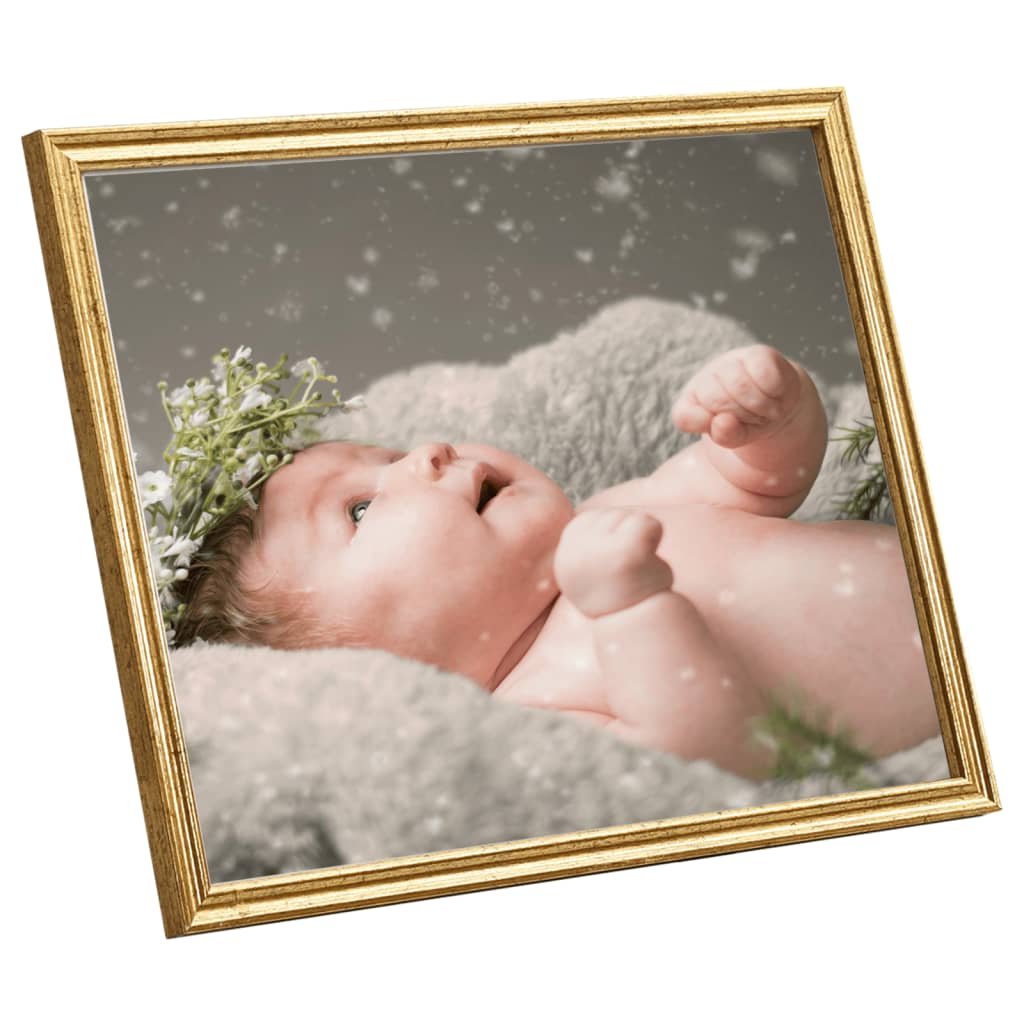 Fotolijsten 5 St Voor Tafel 21X29,7Cm Mdf Goudkleurig