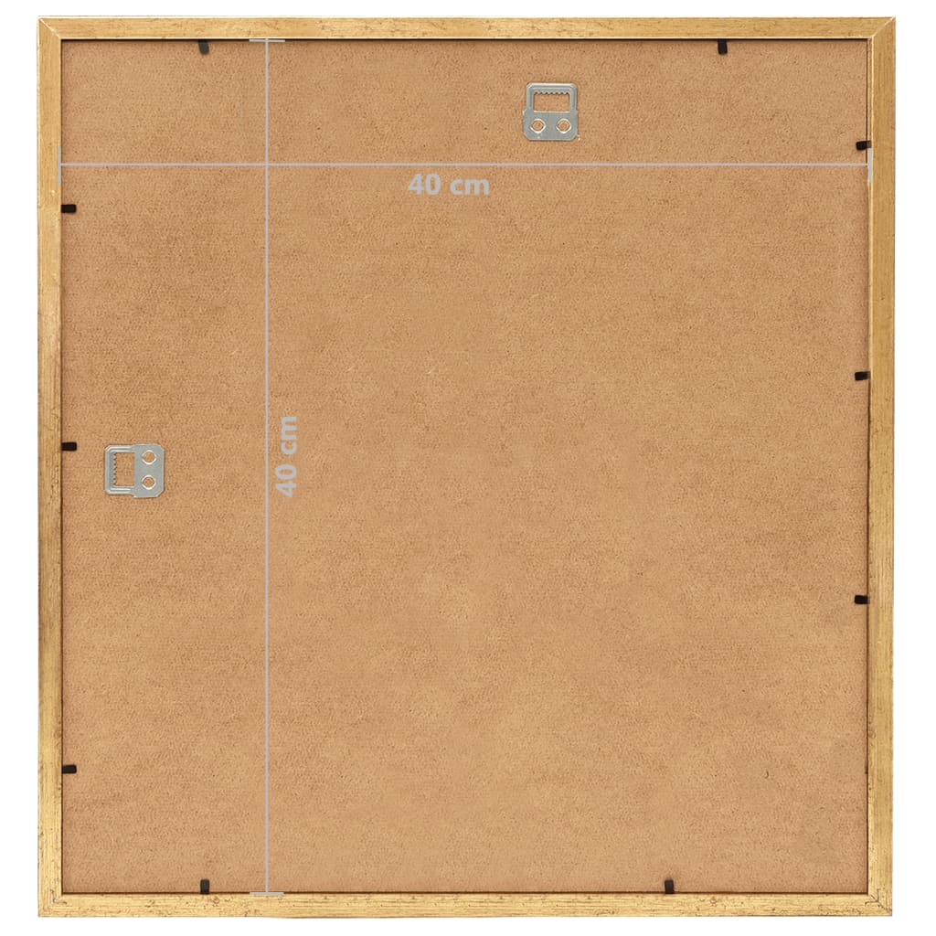 Fotolijsten 3 St Voor Wand 40X40 Cm Mdf Goudkleurig