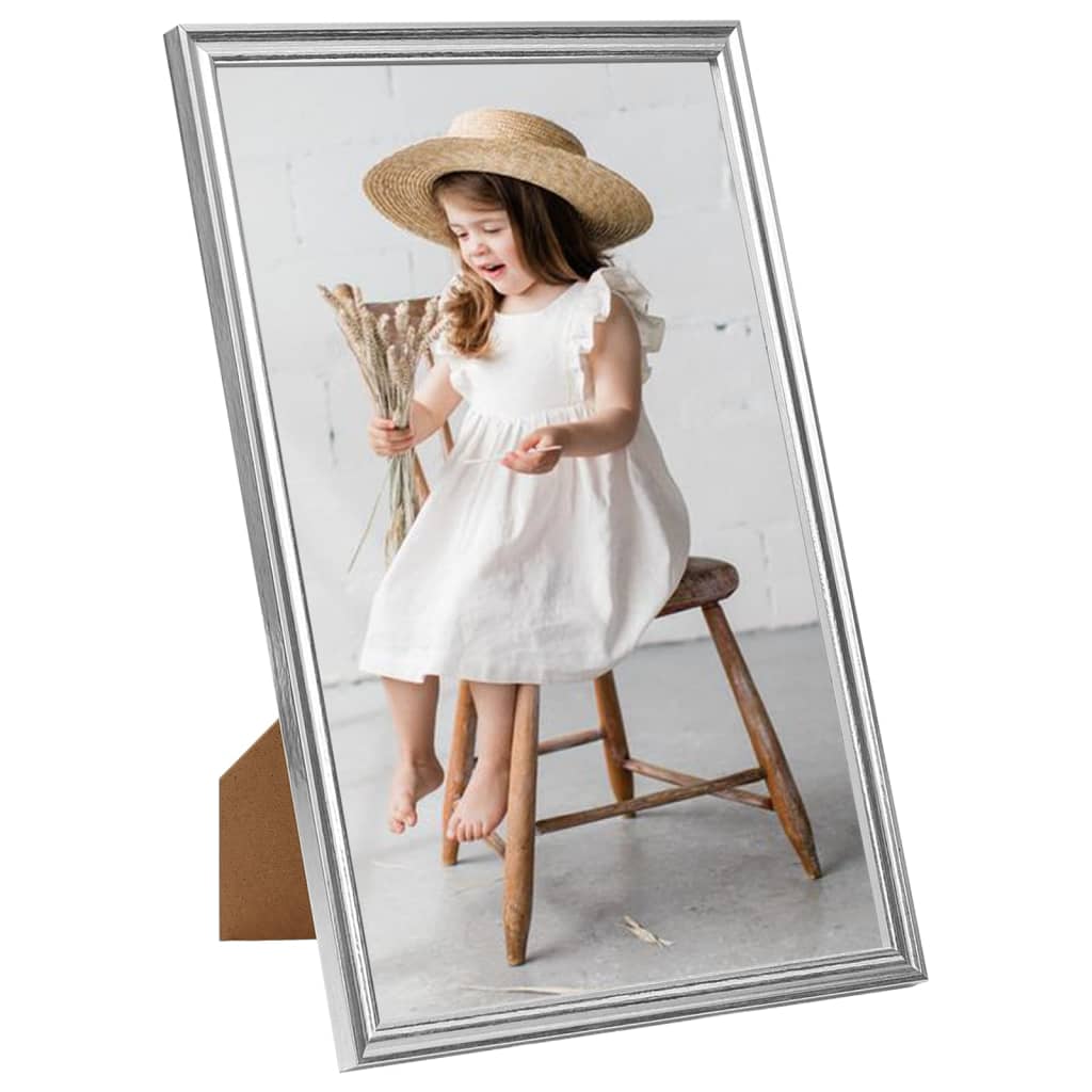 Fotolijsten 10 St Voor Tafel 10X15Cm Mdf Zilverkleurig