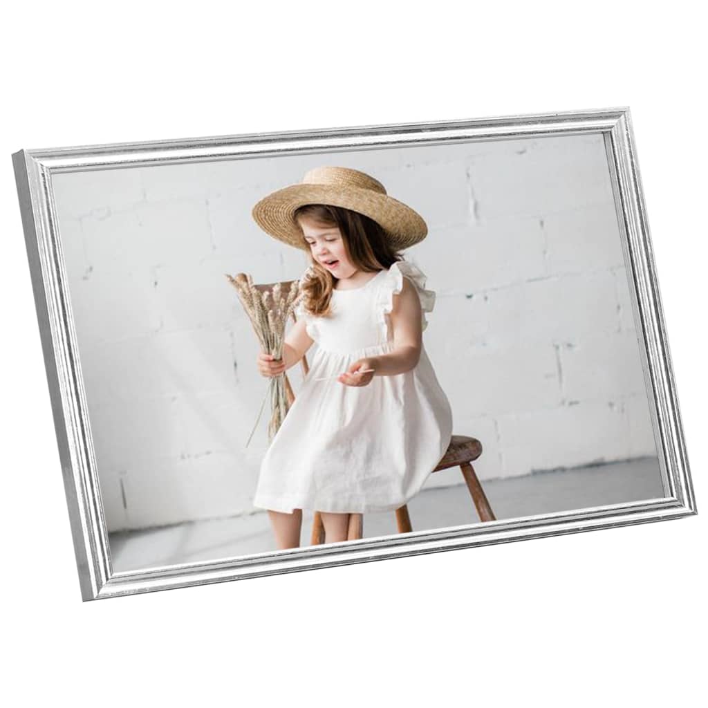 Fotolijsten 10 St Voor Tafel 10X15Cm Mdf Zilverkleurig