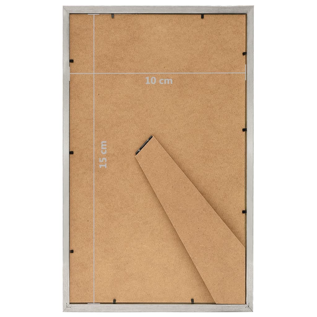 Fotolijsten 10 St Voor Tafel 10X15Cm Mdf Zilverkleurig