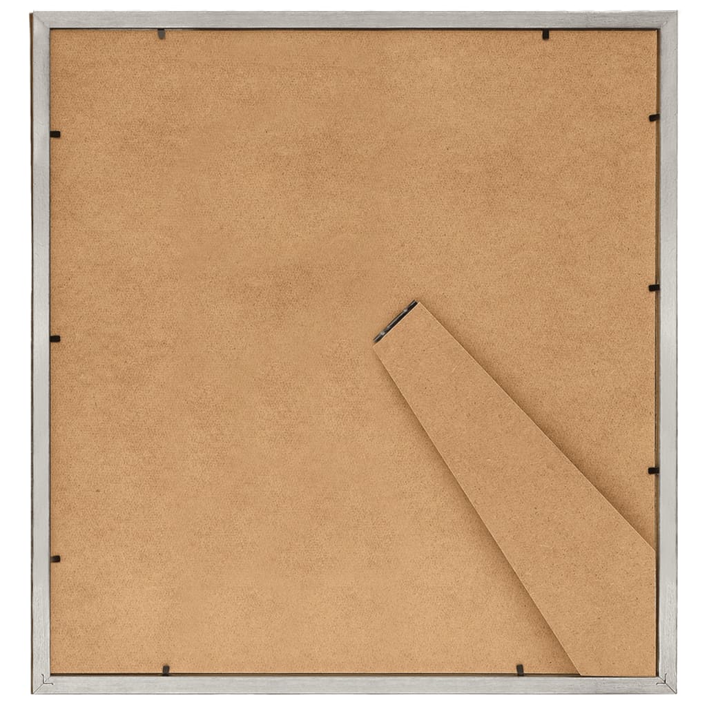 Fotolijsten 3 St Voor Tafel 20X20Cm Mdf Zilverkleurig