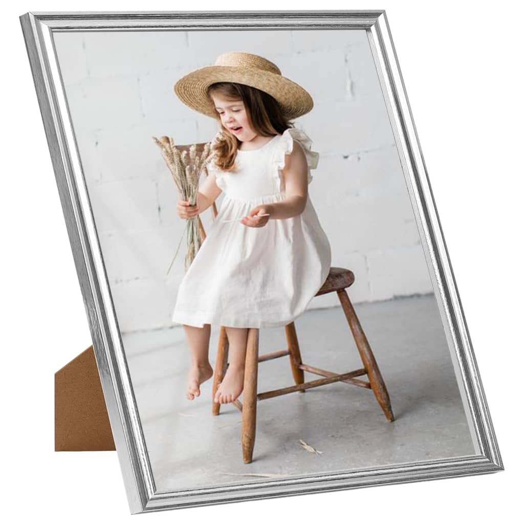 Fotolijsten 10 St Voor Tafel 20X20Cm Mdf Zilverkleurig