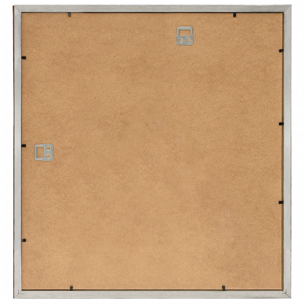 Fotolijsten 3 St Voor Wand 40X40Cm Mdf Zilverkleurig