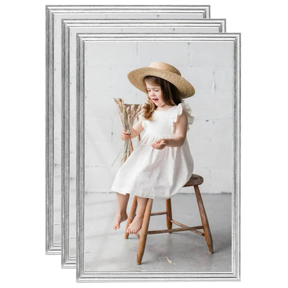 Fotolijsten 3 St Voor Wand Of Tafel 59,4X84 Cm Zilverkleurig