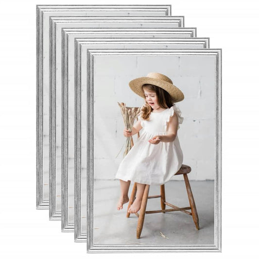 Fotolijsten 5 St Voor Wand Of Tafel 59,4X84 Cm Zilverkleurig