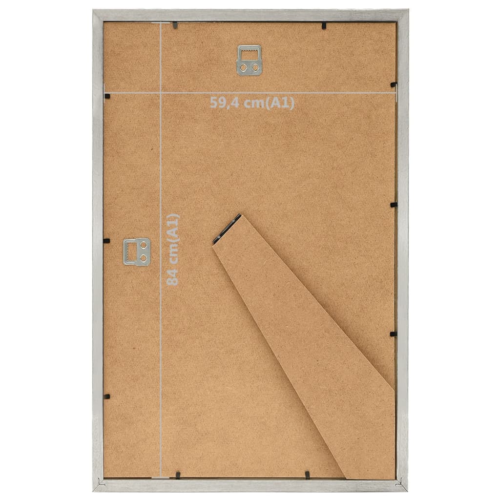 Fotolijsten 5 St Voor Wand Of Tafel 59,4X84 Cm Zilverkleurig