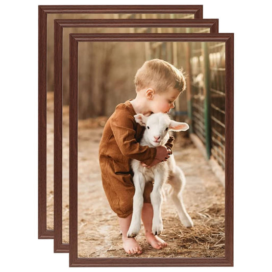 Fotolijsten 3 St Voor Tafel 18X24 Cm Mdf Bruin
