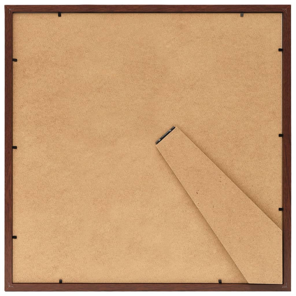 Fotolijsten 10 St Voor Wand Of Tafel 20X20 Cm Mdf Bruin