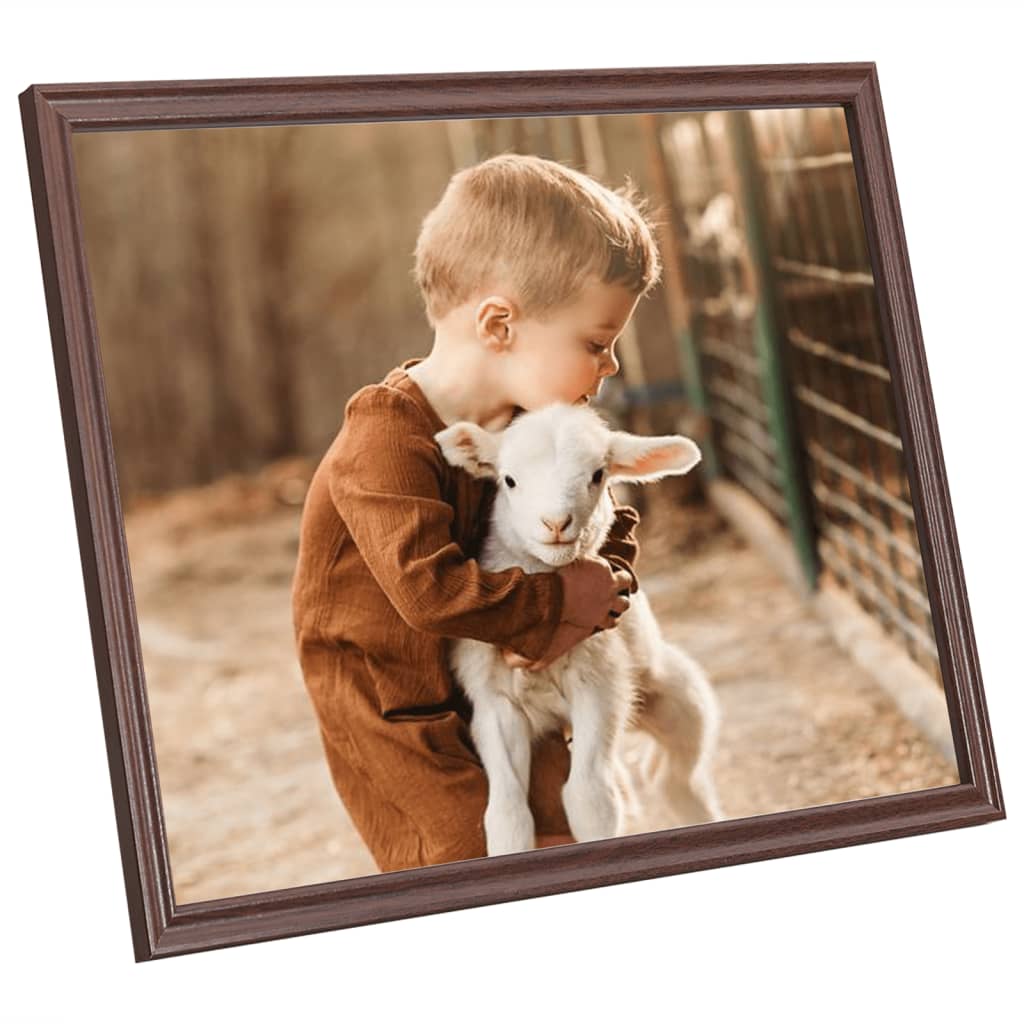 Fotolijsten 3 St Voor Tafel 20X25 Cm Mdf Bruin