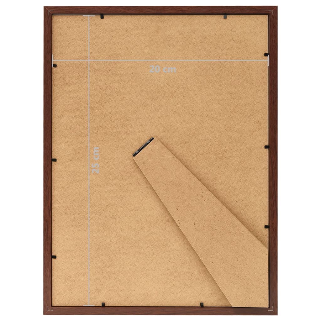 Fotolijsten 3 St Voor Tafel 20X25 Cm Mdf Bruin