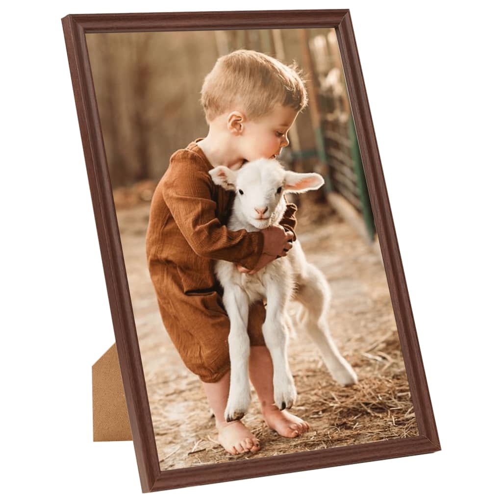 Fotolijsten 5 St Voor Wand Of Tafel 29,7X42 Cm Mdf Bruin