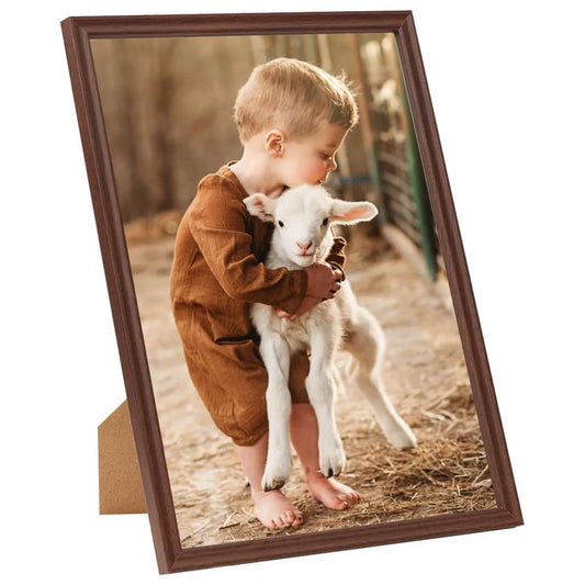 Fotolijsten 3 St Voor Wand Of Tafel 50X60 Cm Mdf Bruin