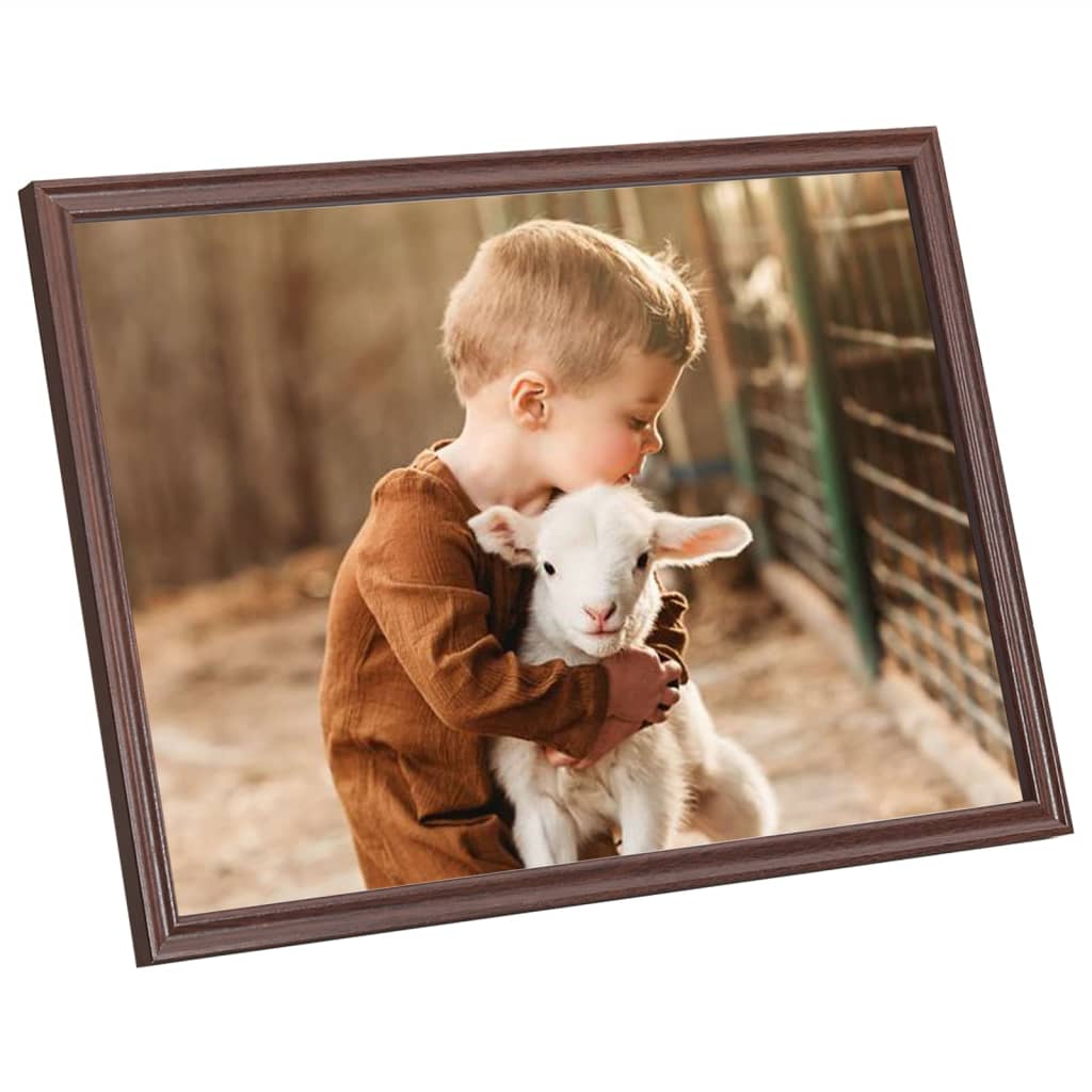 Fotolijsten 3 St Voor Wand Of Tafel 50X60 Cm Mdf Bruin