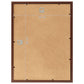 Fotolijsten 5 St Voor Wand 50X60 Cm Mdf Bruin