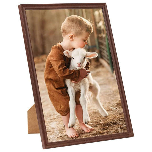 Fotolijsten 5 St Voor Wand 50X70 Cm Mdf Bruin