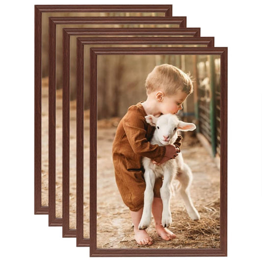 Fotolijsten 5 St Voor Wand Of Tafel 70X90 Cm Mdf Goudkleurig
