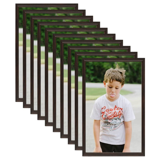 Fotolijsten 10 St Voor Tafel 10X15Cm Mdf Zwart