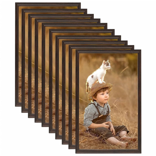 Fotolijsten 10 St Voor Tafel 13X18Cm Mdf Zwart