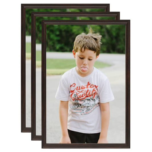 Fotolijsten 3 St Voor Tafel 18X24 Cm Mdf Zwart