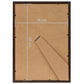 Fotolijsten 5 St Voor Wand Of Tafel 18X24 Cm Mdf Zwart
