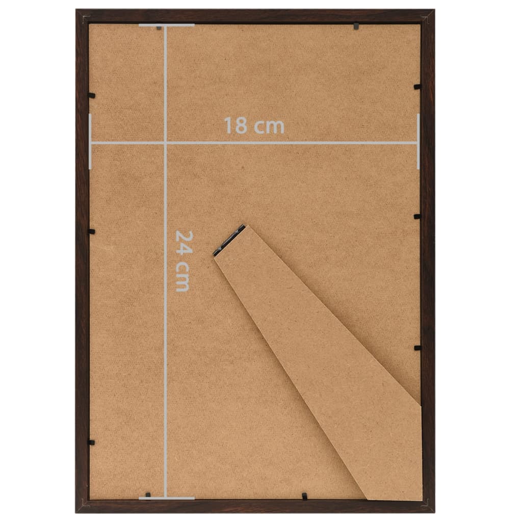 Fotolijsten 10 St Voor Tafel 18X24 Cm Mdf Zwart