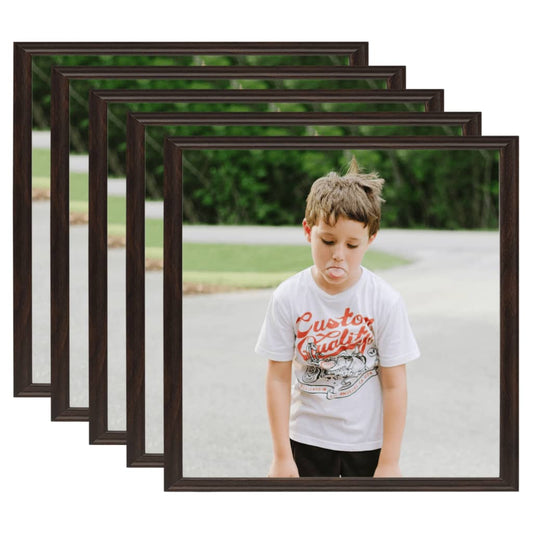 Fotolijsten 5 St Voor Tafel 20X20 Cm Mdf Zwart