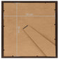 Fotolijsten 5 St Voor Tafel 20X20 Cm Mdf Zwart