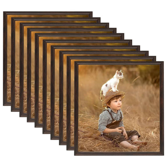 Fotolijsten 10 St Voor Tafel 20X20 Cm Mdf Zwart