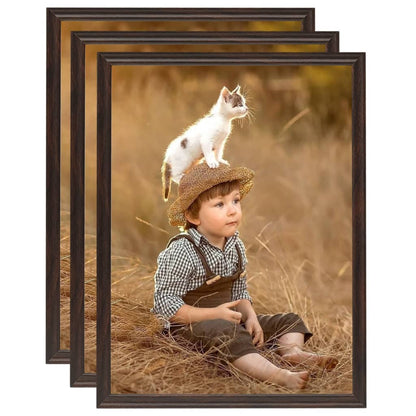Fotolijsten 3 St Voor Tafel 20X25 Cm Mdf Zwart