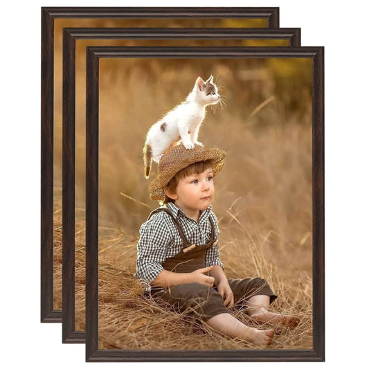 Fotolijsten 3 St Voor Tafel 20X25 Cm Mdf Zwart