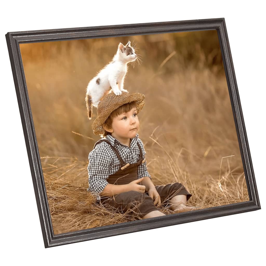 Fotolijsten 3 St Voor Tafel 20X25 Cm Mdf Zwart