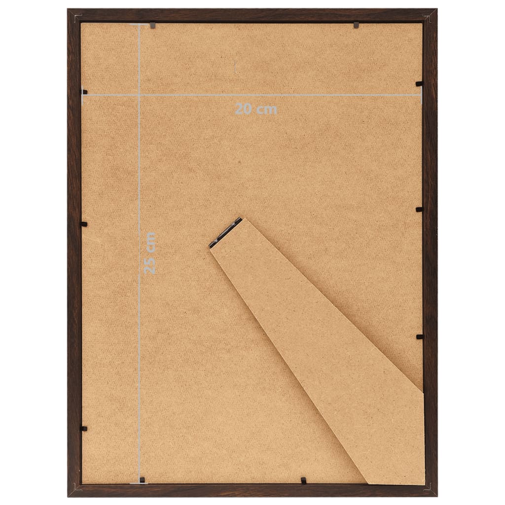 Fotolijsten 3 St Voor Tafel 20X25 Cm Mdf Zwart