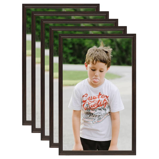 Fotolijsten 5 St Voor Wand Of Tafel 20X25 Cm Mdf Zwart