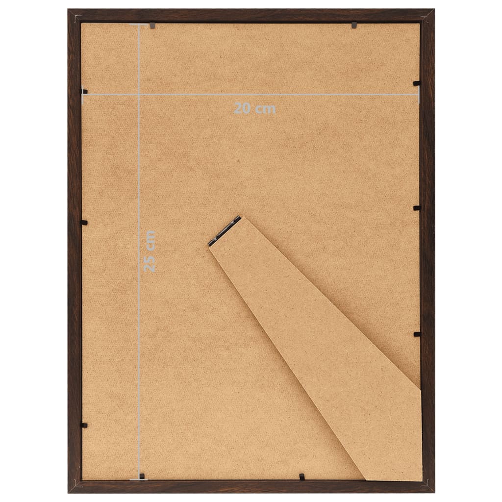 Fotolijsten 5 St Voor Wand Of Tafel 20X25 Cm Mdf Zwart