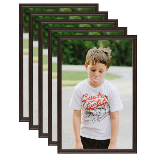 Fotolijsten 5 St Voor Tafel 21X29,7 Cm Mdf Zwart