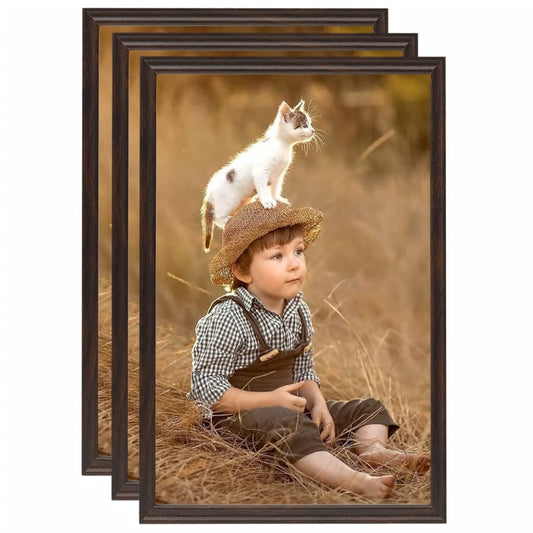 Fotolijsten 3 St Voor Tafel 28X35 Cm Mdf Zwart