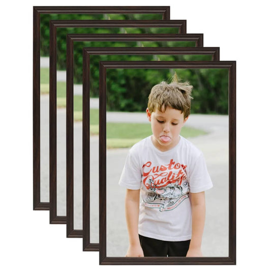 Fotolijsten 5 St Voor Wand Of Tafel 28X35 Cm Mdf Zwart