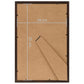 Fotolijsten 5 St Voor Wand Of Tafel 28X35 Cm Mdf Zwart