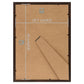 Fotolijsten 3 St Voor Wand Of Tafel 29,7X42 Cm Mdf Zwart