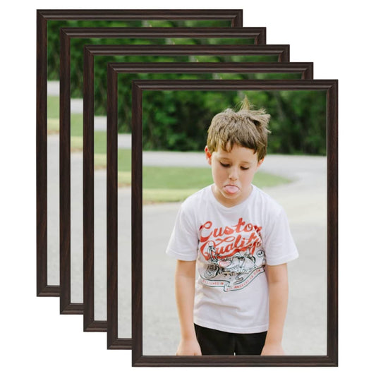 Fotolijsten 5 St Voor Wand Of Tafel 29,7X42 Cm Mdf Zwart