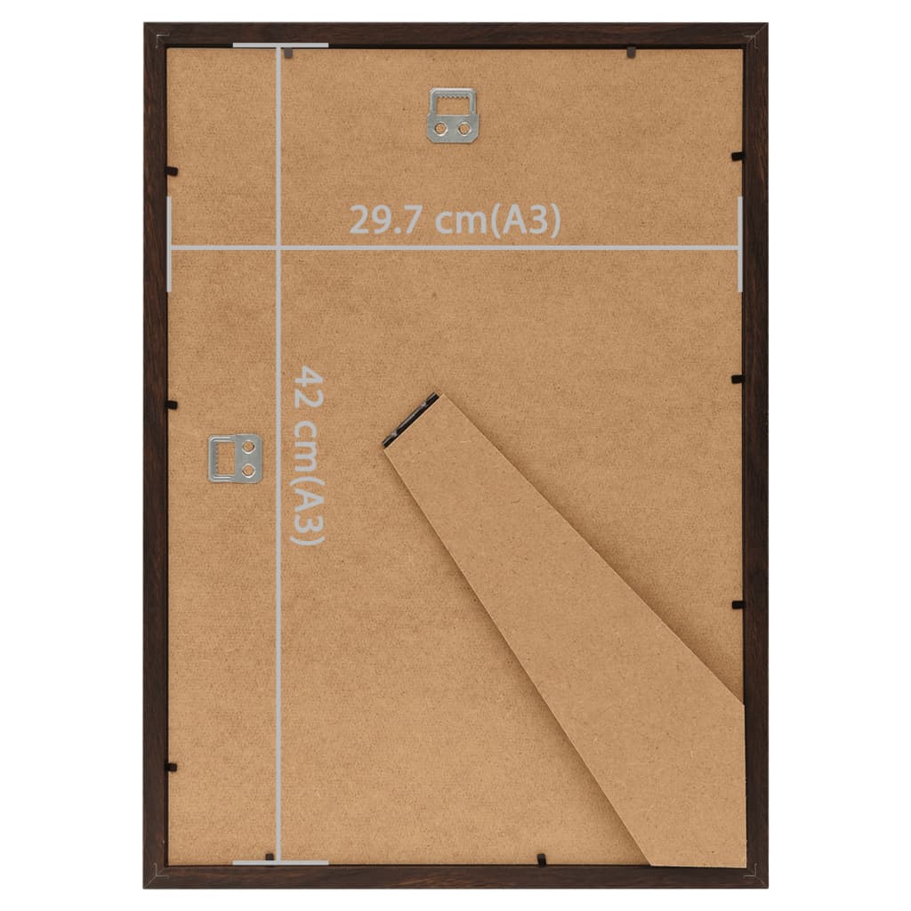 Fotolijsten 5 St Voor Wand Of Tafel 29,7X42 Cm Mdf Zwart