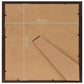 Fotolijsten 5 St Voor Tafel 30X30 Cm Mdf Zwart