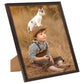Fotolijsten 3 St Voor Wand 40X40 Cm Mdf Zwart