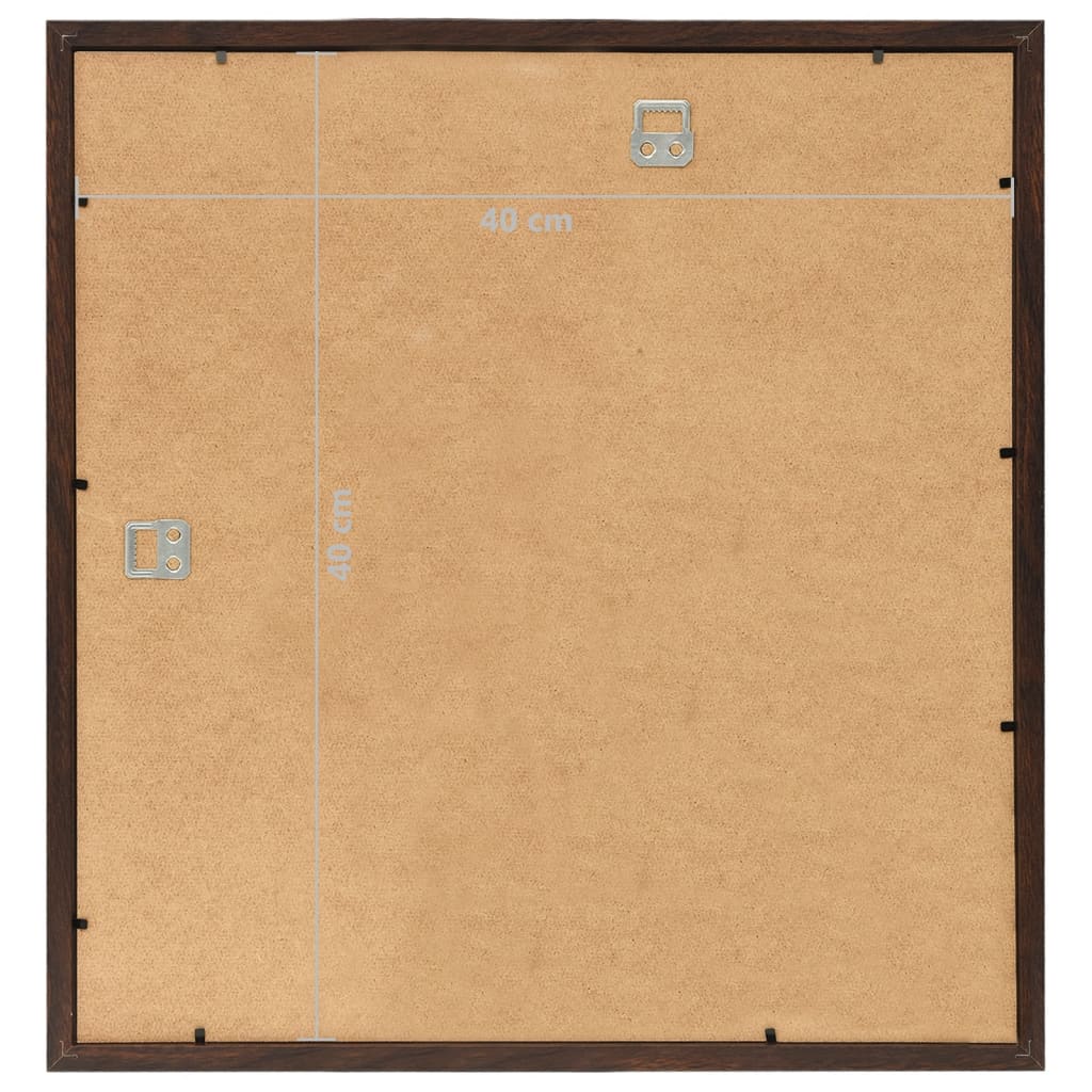 Fotolijsten 3 St Voor Wand 40X40 Cm Mdf Zwart